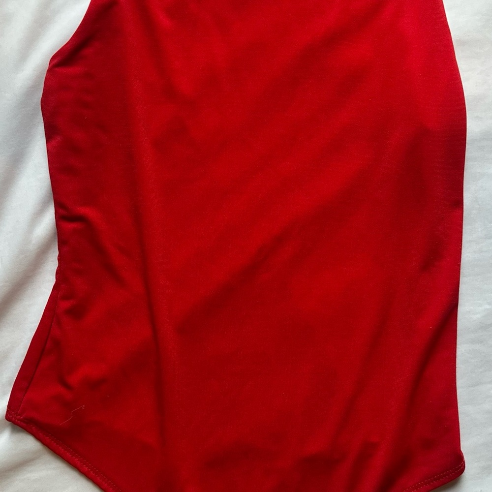 Red Women's Sleeveless Top